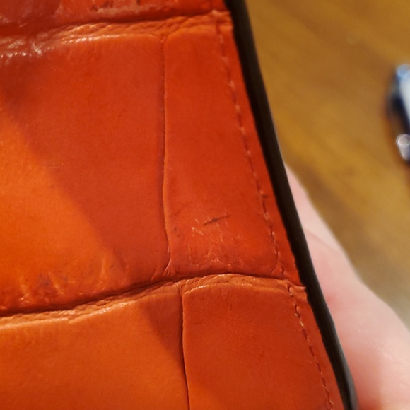 Like NEW Coach Bowery Croc Embossed Crossbody - Picture 12 of 12